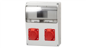 Rozdzielnica Lago 11M - Gniazda 2X32a 5P /11 Modułów/