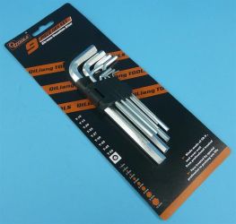 KLUCZE IMBUSOWE 9-SZT 1,5-10 ŚREDNIE ZE