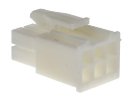 Obudowa złącza 6-pinowe 2-rzędowe raster: 4.2mm TE Connectivity Męski Montaż na kablu Mini-Universal MATE-N-LOK Złącze