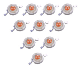Opencircuit 1W orange power led 110 ° - 10 pcs