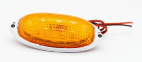 639LW-Y kontrolka LED żółta, owalna, zasilanie 12V