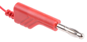 Przewód pomiarowy 934160101, PVC, 3A, 60V dc, kolor: czerwony, dł. 1m, -15 → +70°C