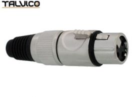 GNIAZDO XLR 3PIN NA KAB.MET.