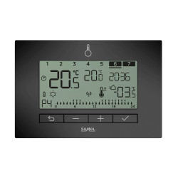 Regulator temperatury LBW-23 Exta Life tygodniowy bateryjny czarny bezprzewodowy