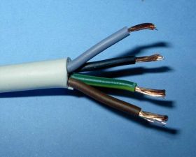 OMY-4x0,75 ŻO=H03VV-F 4G BIAŁY PRZEWÓD