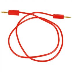 Przewód banan 2mm - banan 2mm długość 50cm czerwony