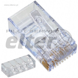Wtyk RJ45 CAT6 STP Linka + insert prowadzący