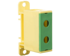 Złączka szynowa 1-torowa 35mm2 żółto-zielona ZGX-1x35 żółto-zielona ENE-10409