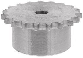 Koło łańcuchowe drabinkowe, 19 zębów, 06B-1, Pilot, śr otworu: 12mm, śr toczna: 57.87mm, Stal