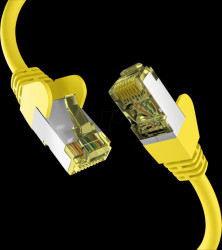 EC020200070 Patch cable, Cat.6a, S/FTP PiMF, 15 m, yellow