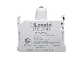 Lampka LED zielona fi 22mm 185-265V AC światło ciągłe LPXLPM3