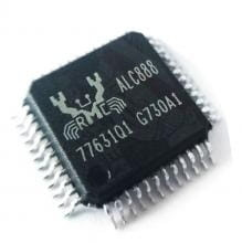 ALC888 64-bit procesor dźwięku 7.1 + 2 stereo; PLCC48