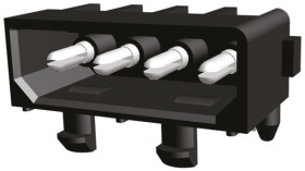 Listwa stykowa PCB 4-pinowe Commercial MATE-N-LOK raster: 5.08 mm Kąt prosty 1-rzędowe TE Connectivity Otwór