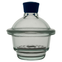 Simax Desiccator with Knob Type Lid and Perforated Ceramic Disc 200mm