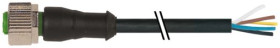 Przewód czujnik-siłownik ze złączem Złącze M12 liczba rdzeni 5 długość 3m Rodzaj A Żeńskie