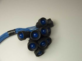 Lampka diodowa KLP-10/B 230VAC/DC typu LED 230V (klosz 10mm)/blue