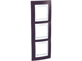 UNICA PLUS Ramka 3 potrójna pionowa róż indyjski MGU6.006V.872 SCHNEIDER ELECTRIC