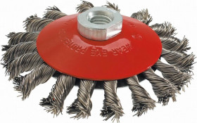 Szczotka druciana tarczowa odgięta 115 mm x M14 INOX 57H591