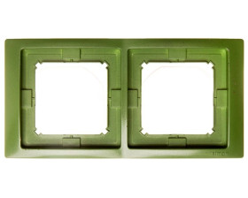Simon Basic Neos Ramka podwójna IP44 miętowy BMRC2B/032