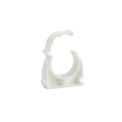 Uchwyt do rur zamykany UZ-16 (100 szt.) biały Marmat