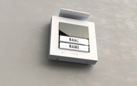 ADV-1020-W Audio front-door station, 2-family house, white