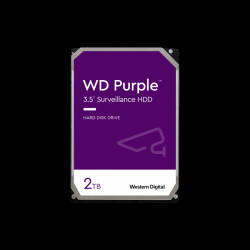 Dysk HDD 2TB 3,5" WD PURPLE 2TB WD23PURZ 64MB dedykowany do rejestratorów / WD23PURZ