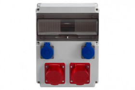 Rozdzielnia CAJA 2x32A 5p, 2x230V /12 modułów/ F3_0455