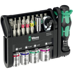 Wera 05049001001 Tool-Check Modular Imperial 1 21-piece compact tool kit