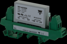 RP1D060D8M1 Semiconductor relay with DIN adapter and LED, 1-pole, 8 A, 1 - 6