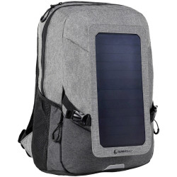 SunnyBag 135GG_01 Explorer&#x2B; Solar backpack Grey Black 290x370x140mm 15l