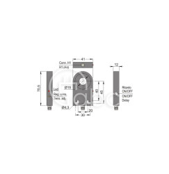 Czujnik indukcyjny z otworem SIA15-CE NPN NO H1 R, SIA000120