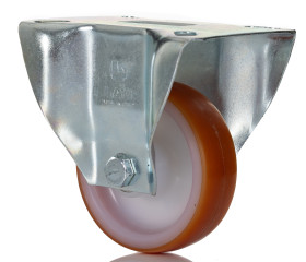 Koło samonastawne średnica kabla 80mm Płyta LAG 100kg wysokość całkowita 106mm