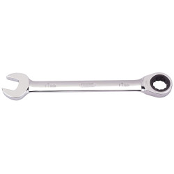 Draper 31014 17mm Metric Ratcheting Combination Spanner