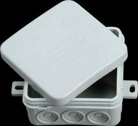 7340038 Junction box, IP54 wet room, 85 x 85 x 40 mm
