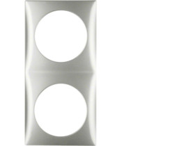 Integro Flow Ramka 2 podwójna chrom lak 918262558 HAGER