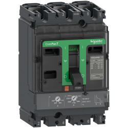 Wyłącznik ComPact NSX250F, Termomagnetyczny, 3-biegunowy, 250 A, 690 V ac 36 kA, Schneider Electric, C25F