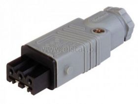 Gniazdo kablowe 3+PE; Hirschmann; STAK 3N; proste