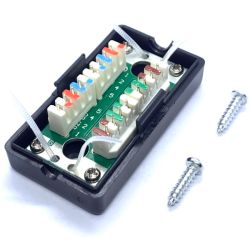 Łącznik natynkowy 8p8c Kat5e UTP Krone