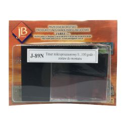 J-089N Timer mikroprocesorowy 0....100godz - zestaw do montażu