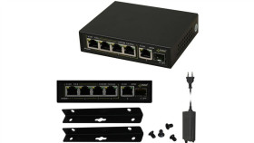 Switch Desktop 6X Port Rj45 (Gigabit Ethernet, W Tym 4X Poe+ I 2X Uplink )...