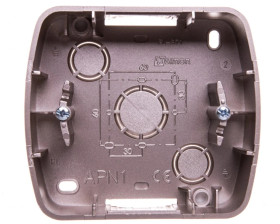 Simon Akord Puszka pojedyncza natynkowa IP20 satynowy APN1/29