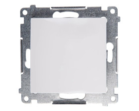 Simon 54 Przycisk pojedynczy zwierny, szybkozłącza, biały DP1.01/11