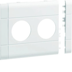 tehalit.WA Maskownica 2-krotna ABS bezhalogenowy 120mm biały GB120209016