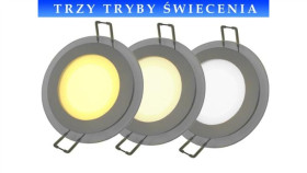 Downlight Led Bowl 6W 230V Ciepły,Zimny,Dzienny