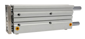 Siłownik z prowadzeniem skok 125mm RS PRO Ø 25mm 179 x 91 x 38mm 179mm