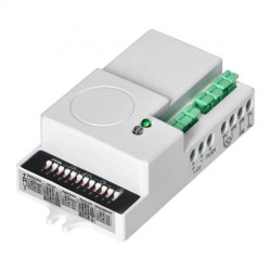 Mikrofalowy czujnik ruchu mini ze ściemniaczem, 360/180st. z regulacją zworkową, IP20, 1200W,OR-CR-269