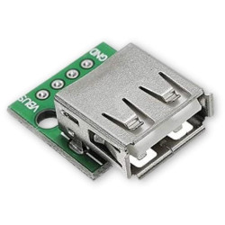 Plug PCB female connector USB-A 4 Pin