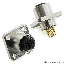 09344249605 Socket Axial 4 Pin Metal PANEL FRANZBIND