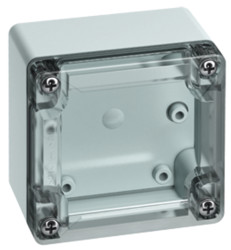 Obudowa Poliwęglan szerokość zew. 55 mm długość zew. 84 mm wys. zew. 82 mm Günther Spelsberg IP67 Szary