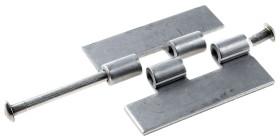 Zawias czołowy Stal nierdzewna długość 80mm Zawias czołowy szerokość 30mm Swobodne wychylanie